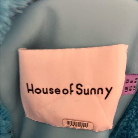 House of Sunny Cosmo (Forever & Ever) oversized Overcoat Quilted Faux Le… - Picture 7 of 12